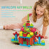 244 3D 3-8 Contixo pcs Bristle Shape STEM Building Toys, Construction Learning Stacking Educational Block, Creativity