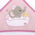Set 6-12 Baby Hooded Towel and Washcloth for Infants, Boys and Girls Months (Effervescent Elephant)