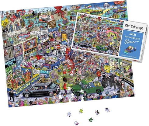 Daily Telegraph British Newspaper Take On World Events 2021 - 1000 Piece Jigsaw Puzzle