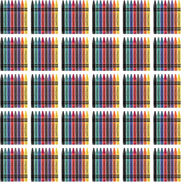 CACASO 30 Pack Crayons Bulk,8 Colors,Crayon for Kids,Easy to Hold Crayon,Party favors for
