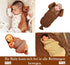 Minora Set, 1 Set (1 1 1 0-8 Newborn Essentials Baby Swaddle Blanket Piece Pacifier Holder, Cocoon Swaddle Sleep Sack