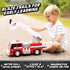 2-N-1 360 16-Inch Maxx Action Firetruck with Joystick Controls, Lights, Siren Sounds, Motorized Movement, and Spinning