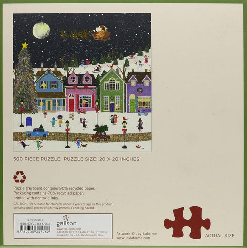 Winter Wonderland: Galison 500 Piece Jigsaw Puzzle for Adults and Families
