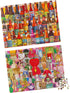 2-Pack of 1000-Piece Jigsaw Puzzles, for Adults, Families, and Kids Ages 8 and Up, Perfume Bottles and Craft Beer Bottles
