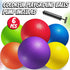 8.5 Inch (Pack 6) Playground Balls Dodgeballs for Kids & Adults - of Inflatable Rubber Indoor Outdoor Bouncy
