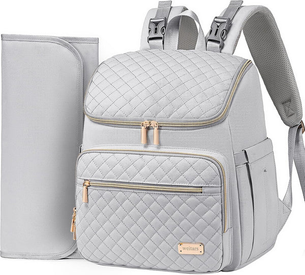 Weitars Diaper Bag Backpack Large Baby Diaper Bag with Changing Pad Travel