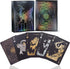 WJPC Easy Shuffling Plastic Waterproof Playing Cards, Cool Black Dragon Poker Cards for Game and Party