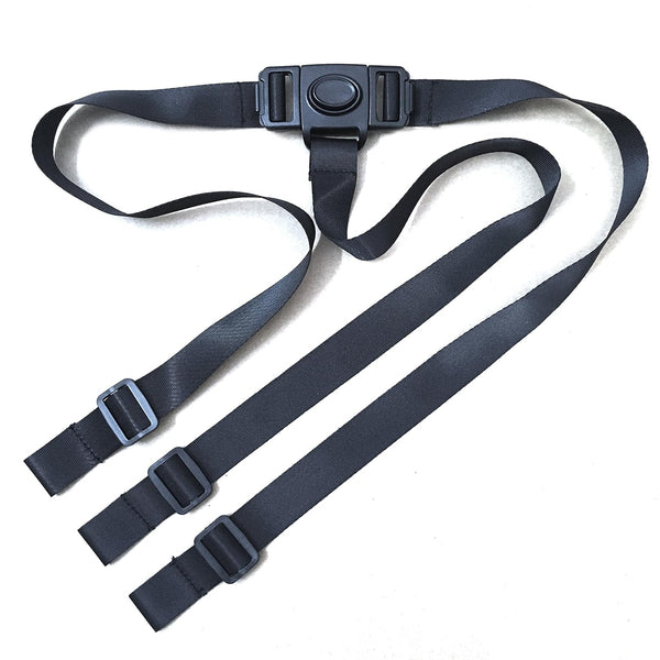 ZARPMA High Chair Straps, 3 Point Harness Straps Belt for Child Chair Strap for IKEA Antilop High Chair (Black)