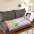 EVERYDAY KIDS Toddler Throw Blanket, 30" by 40", Princess Storyland, Super Soft and Comfortable