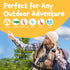 Think Peak Black Binoculars - Science Toy for Kids Ages 4-8, Compact Outdoor Adventure & STEM Educational Gift