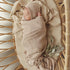 100% Luxury Organic Cotton Pointelle Knit Baby Quilt Blanket Refined Lightweight Heirloom Nursery Essential (Pointelle