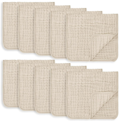 Cozy Set Cubs Muslin Burp Cloths with Waffle Weave Blanket