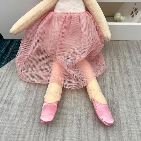 13.7" FLUFFYFUN Baby Doll Soft Ballerina Doll Plush (Girl)