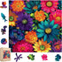 MEATRN Multicolor Chrysanthemum Wooden Puzzles for Adults 200 Pcs, 11.2x11.2 in, Fun