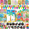 BenLouis 96Pcs Hawaiian Luau Party Favors Aloha Summer Tiki Theme Coloring Books