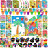 BenLouis 96Pcs Hawaiian Luau Party Favors Aloha Summer Tiki Theme Coloring Books