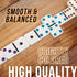 Set 2 8 8 99 Front Porch Classics, Mexican Train Domino On-The-Go Aluminum Carrying Case, to Players Ages