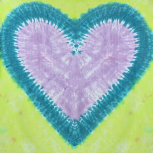 j & alex Tie-Dye 100% Cotton Muslin Swaddle Blankets, Brave Heart, 2 Count