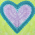 j & alex Tie-Dye 100% Cotton Muslin Swaddle Blankets, Brave Heart, 2 Count