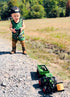 Set 8-Wheel 3-9, Uarzt Remote Control Tractor Toy with Trailer | Metal Front & Front Loader Farm Vehicle with Lights