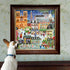 1000 23" 23" eeBoo Piece Puzzle - Paris Christmas Jigsaw Puzzle for Adults, Square x Made with Recycled Board