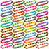 Neureyte 46 Pack 24 Links Wacky Tracks Snap and Click Fidget Toys,Fidget Snake