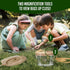 Set Montessori Mama Kids' Bug Catching Kit - Complete Insect Exploration with Habitat, Extendable Net, Magnifying Tools