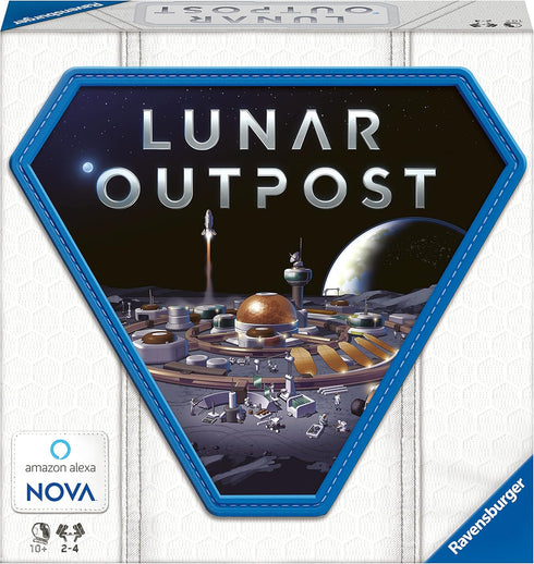 Ravensburger Lunar Outpost Board Game for Ages 10 and Up, Work Together to Build a Base on The Moon