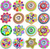 EUXAYCZQ 50 Pack Fidget Toys Spinner Bulk Gifts Party Favors for Kids Adults,Sensory