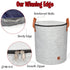 The Panda Collab Toy Storage Basket and Playmat - Large Toy Blanket Storage Mat with Zippers - Slide Away Canvas Bag