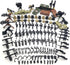 ZHX Weapon Pack Military Weapon Accessories, Army Guns Simulate Battle Building Blocks for Kids