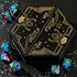 Set Set Iridescent DND Dice with Glowing LED Display Box Sharp Edge Polyhedral Dice with Mesmerizing Finish | Bonus