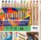 3 In 1 Color Pencils, 12 Colors Set with Brush and Sharpener, Non-Toxic and Vegan for Ages 3 and Up