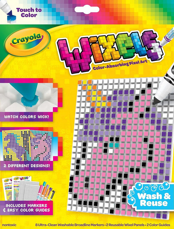 Crayola Wixels Unicorn Activity Kit, Pixel Art Coloring Set, Animal Coloring, Arts
