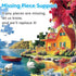 100 4 5-8 4-6 6-8 8-10 4-Pack Piece Puzzles - Themed Landscapes Large Piece Puzzles for Senior Adults Kids Puzzle Ages