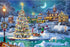 Becko US Puzzles 1000 Piece for Adults and Kids, Wooden Jigsaw Puzzles, Christmas Holiday Snow Scene