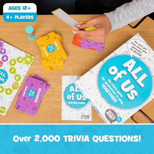 WHAT DO YOU MEME? All of Us - Family Trivia Game for All Generations, Card Games for Kids and Adults