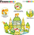 PicassoTiles 8 Character Farm Animal Toy Set with Magnetic Tiles, STEM Learning Kit for Kids Age 3+ PTQ17