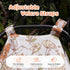 100% Summer Metplus Car Seat Cover Baby Girl, Muslin Cotton Infant Carseat Covers, Lightweight Breathable Car Seat