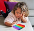 Push Pop Bubble Fidget Sensory Toy - for Autism, Stress, Anxiety Relief for Kids and Adults - Rainbow Square