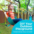 Sets Swingset Set 18" 48" Jungle Gym Kingdom Swing for Backyard, Monkey Bars & Accessories - Includes Trapeze Swing Bar
