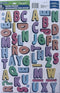 JOT 1 Pack Peel and Stick Poster Stickers, 56 Multi-Colored Characters