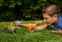 Jurassic World Wild Roar Hesperosaurus Dinosaur Figure with Continuing Roar Sound & Attack Action, Posable Physical Toy & Digital Play