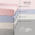 Organic Cotton Contoured Baby Changing Pad with Waterproof Foam Mattress, Soft Removable Cover, Safety Strap