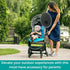 COOLSHADE UPF50 Sunshade by BUGGYGEAR - Easy Folding, Clamp on Chair or Baby Stroller - Compact and Portable