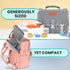 Portable Changing Pad for Baby Soft, Comfortable Portable Diaper Changing Pad with Wipes Pockets, Waterproof and Easy