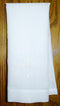White Linen Baptism Cloth with White Cross, Towel Size Model