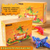 12PCS 3D Set, 4.4"-6" Printed Dragon Easter Basket Gifts for Kids Boys, Articulated Flexible Dragons, Home Office Desk