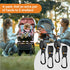 Baby Uma Baby Stroller Hooks for Bags - 4-Pack of Stroller Clips for Diaper Bag, Carry 11 lbs per Stroller Carabiner Clip, Adjustable Stroller Straps, Stroller Bag Hook, Universal Stroller Accessories by Baby Uma