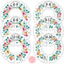 Baby Closet Size Dividers - Rustic Floral Nursery Closet Dividers for Baby Clothes - Month Dividers for Baby Girl